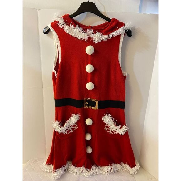 Nobo Santa Christmas Holiday dress Xl 15/17 #52469 - Picture 1 of 6